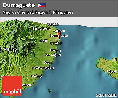 dumaguete map via satellite|Google Maps.
